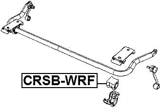 Crsb Wrf Febest Front Stabilizer Bar Bush D Ac Ac