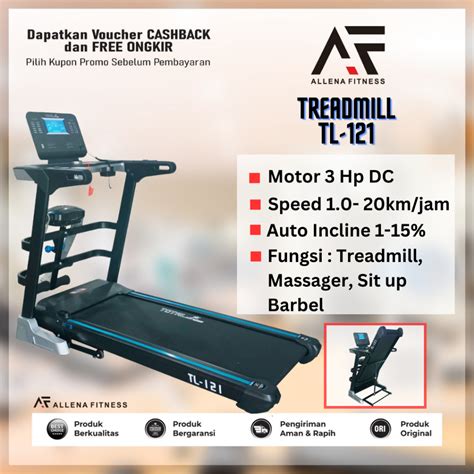 Jual Alat Olahraga Treadmill Elektrik Tl Motor Hp Multifungsi