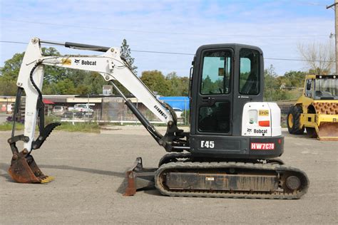 2011 BOBCAT E45 MINI EXCAVATOR SOLD Pacific Coast Iron Used Heavy