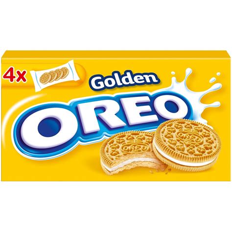 Oreo Golden světlé sušenky s vanilkovou náplní