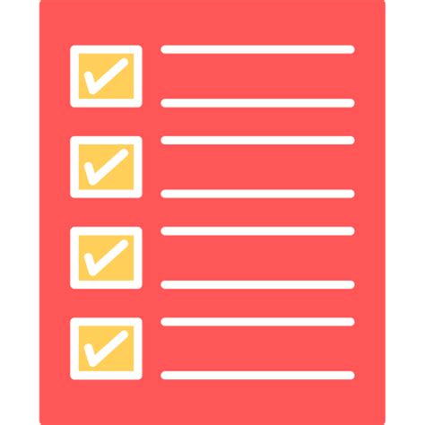 Checklist Generic Color Fill Icon