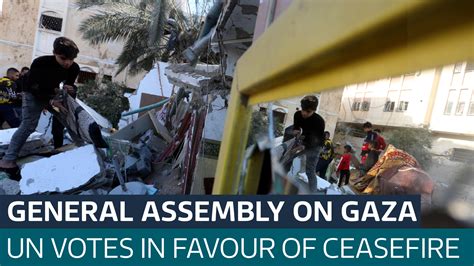 Un General Assembly Votes For Ceasefire In Gaza As Israeli Tanks Move