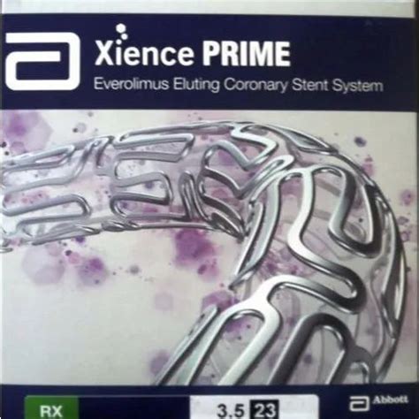 abbott xience prime stent everolimus eluting coronary stent system