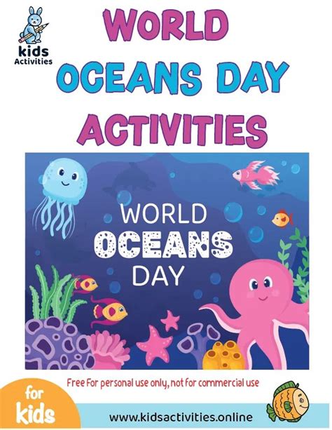 Kindergarten World Ocean Day Activities ⋆ Kids Activities