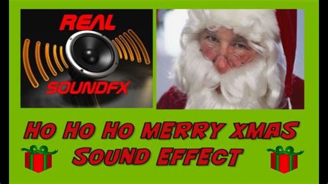 Ho Ho Ho Merry Christmas Santa Claus Sound Effect 2 Realsoundfx