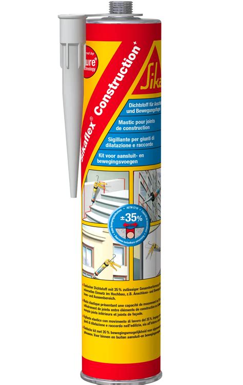 Sealant Polyurethane Sika Sikaflex Construction 300 Ml Beige