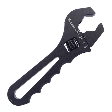 Adjustable Aluminum Spanner Wrench An3 An12 Anodized Hot Rod Fuel