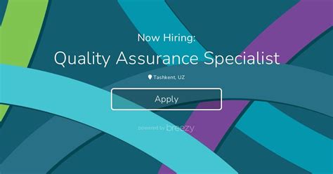 Quality Assurance Specialist At Tbc Uz