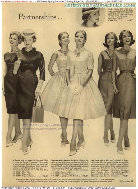 1960 Sears Spring Summer Catalog Page 39 Catalogs And Wishbooks Spring Summer 60’s Fashion