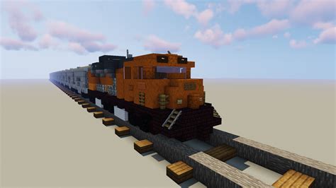 Freight Train (GE Dash 9-44CW) : r/Minecraft