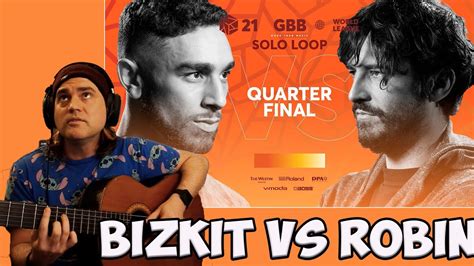 BizKit Vs Robin Beatbox Reaction GBB 2021 WORLD LEAGUE Quarter