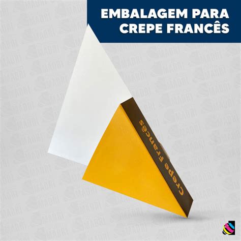 Embalagem para Crepe Francês Gráfica Madri Centro Palhoça SC