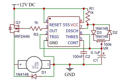 Pwm Dc Motor Control Circuit Diagram Explained