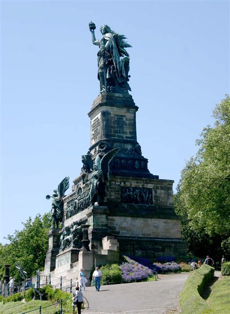 The Niederwalddenkmal Is A Monument Located In The Niederwald Landscape