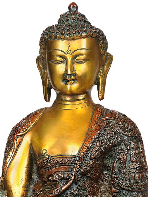 11 Tibetan Buddhist God Medicine Buddha In Brass Exotic India Art