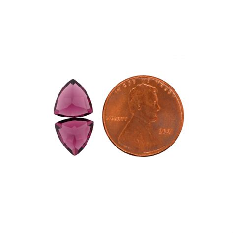 Buy Raspberry Garnet Trillion Mm Matching Pair Approximately