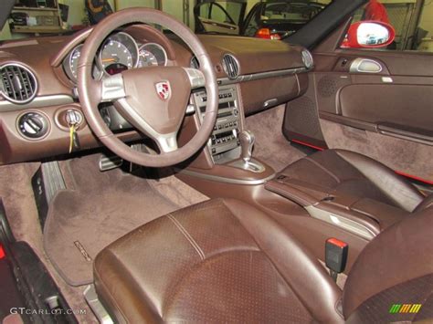 Cocoa Brown Interior 2008 Porsche Boxster Standard Boxster Model Photo ...