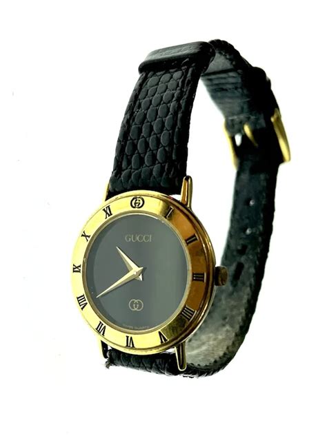 Gucci 3000l 18k Gold Plated Watch Gucci Vintage 1990s Gold Plated Ruby Lane