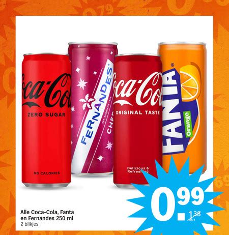 Fanta Frisdrank Cola Folder Aanbieding Bij Albert Heijn Details