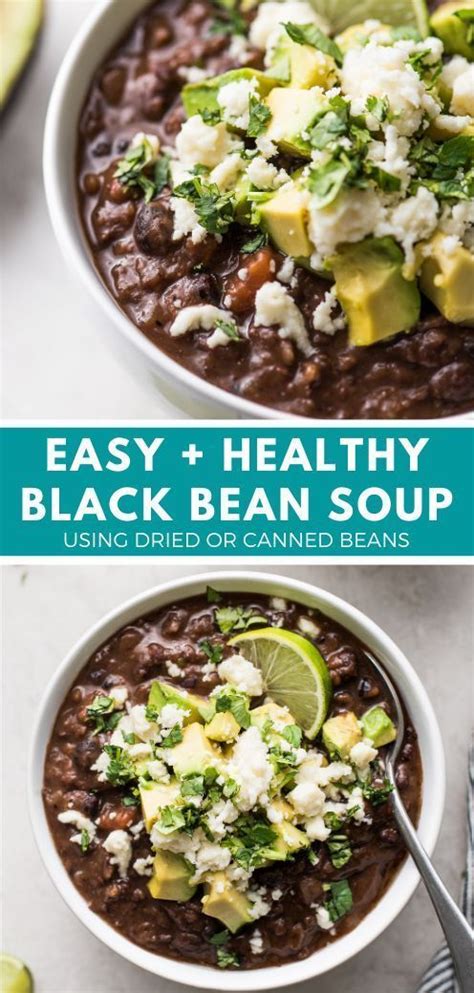 Easy Black Bean Soup Artofit