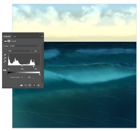 How To Paint Water Waves And The Ocean In Adobe Photoshop