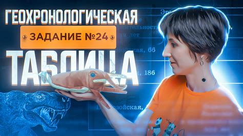 Геохронологическая таблица Задание 24 Эволюция Эры и периоды