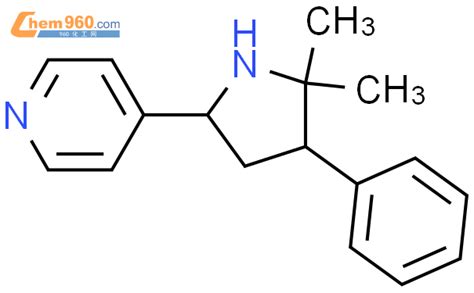 577032 21 4 PYRIDINE 4 5 5 DIMETHYL 4 PHENYL 2 PYRROLIDINYL CAS号