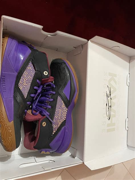 New Balance Kawhi 1 Purple Basketball Shoes Mens Fashion Footwear