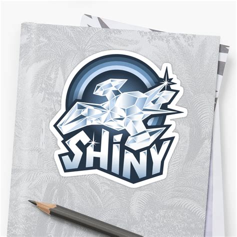 "Shiny - STICKER" Stickers by victorsbeard | Redbubble