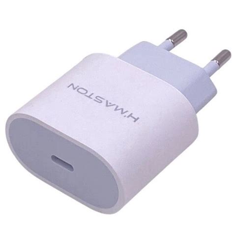 Adaptador De Energia Usb C Hmaston Pro 20w Carregador De Celular Para