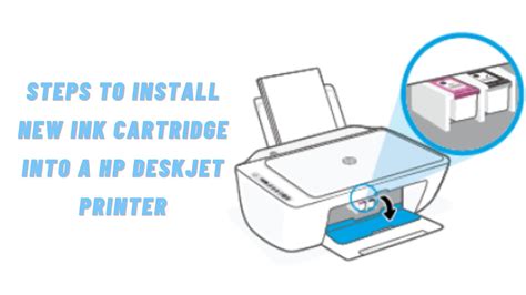 Steps To Install New Ink Cartridge Into A Hp Deskjet Printer Deskjet Printer Ink Cartridge