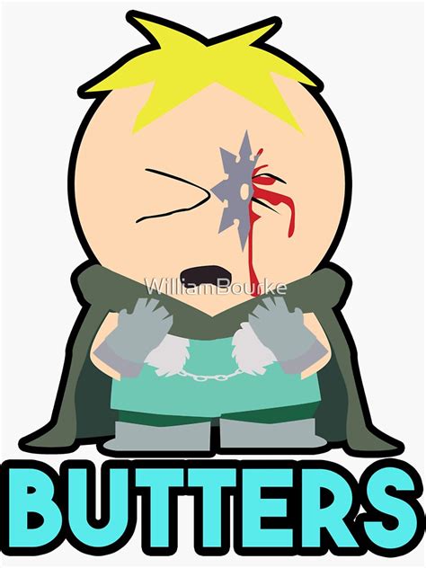 "Butters as Professor Chaos South Park sticker " Sticker for Sale by WilliamBourke | Redbubble