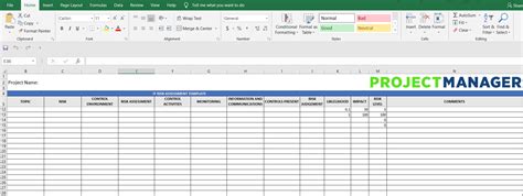 It Risk Assessment Template – Free Excel Download In Risk Mitigation ...