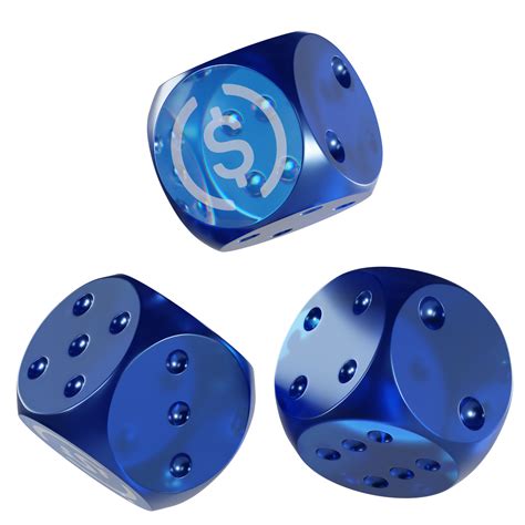 Dice Usd Coin Usdc Glass Dice Crypto 3d Icon 33655617 Png