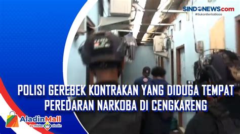 Polisi Gerebek Kontrakan Yang Diduga Tempat Peredaran Narkoba Di