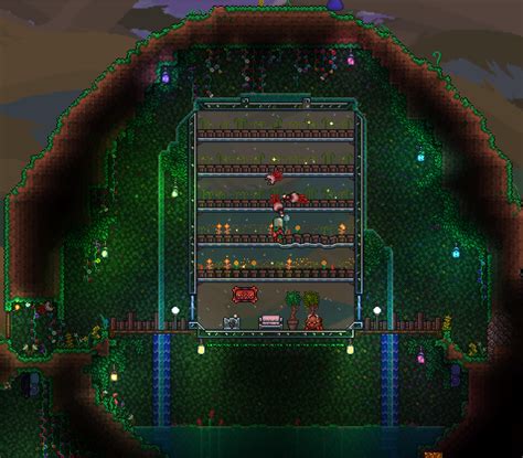 I made a cute little greenhouse :3 : r/Terraria