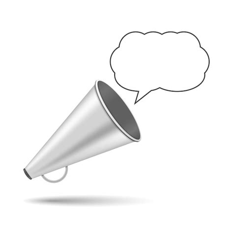 Premium Vector Megaphone With Speech Bubble Vector Eps10 Illustration