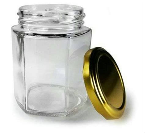 Lug Caps Metal Cap Ml Hexagonal Glass Jar At Piece In