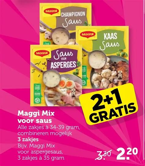 Maggi Mix Voor Saus Aanbieding Bij Coop