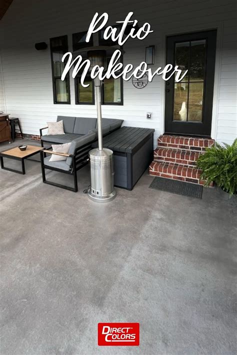 Stained Concrete Patios Before After Concrete Stain Patio Acid