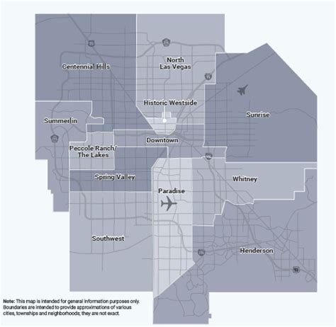 City Of Las Vegas Map Boundaries