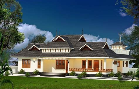 Kerala Traditional Style Bedroom Single Storey Beautiful House And