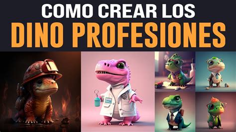 Cómo Crear tu DINOSAURIO PROFESIONAL Dino Profesiones Tutorial Paso a