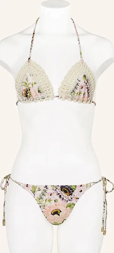 Vergleiche Preise F R Zimmermann Triangel Bikini Halliday Creme Rosa