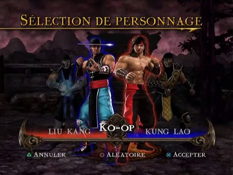 Mortal Kombat Shaolin Monks Characters