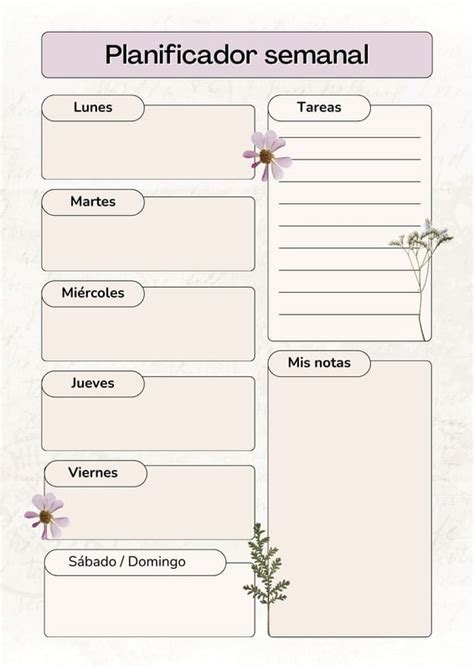 P Gina Plantillas De Plannings Y Agendas Online Canva