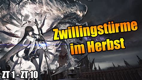 Zwillingstürme Im Herbst Arknights Youtube