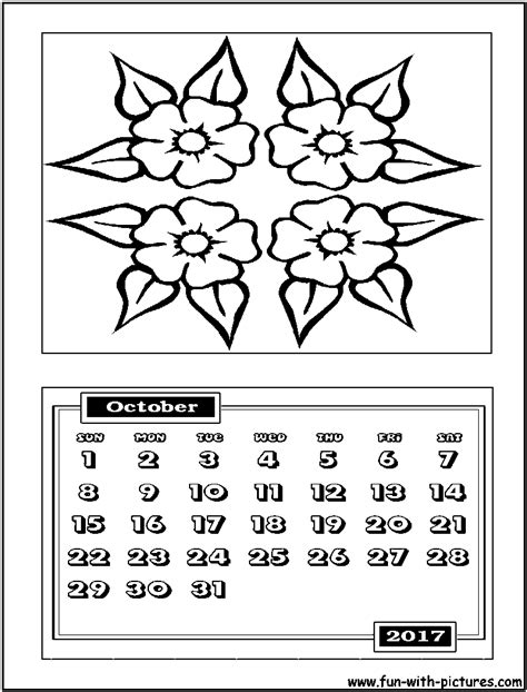 Calendars Coloring Pages Free Printable Colouring Pages For Kids To