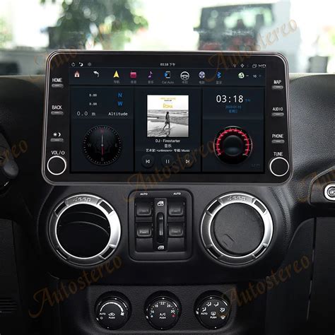 Android Tesla Screen And Car Lcd Dashboard For Jeep