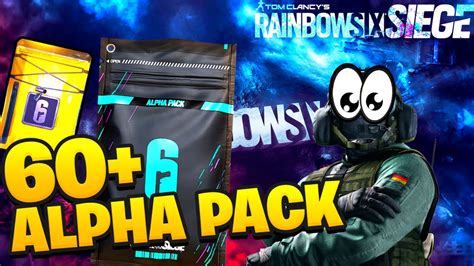 Super Pack Opening Alpha Pack Rainbow Six Siege Ita Youtube